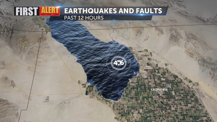 M Earthquake Strikes Salton Sea Quakes Recorded In Area Kesq