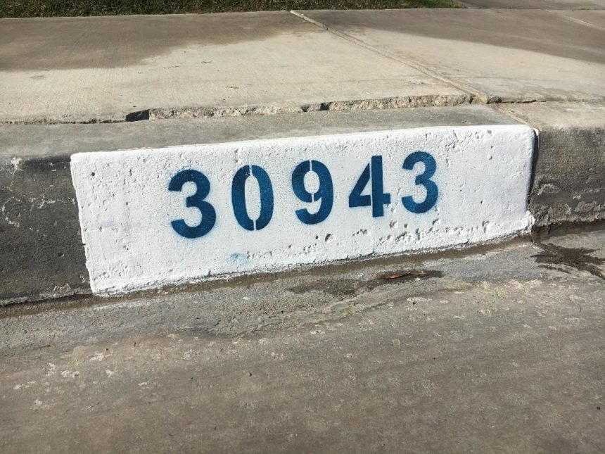 painted address
