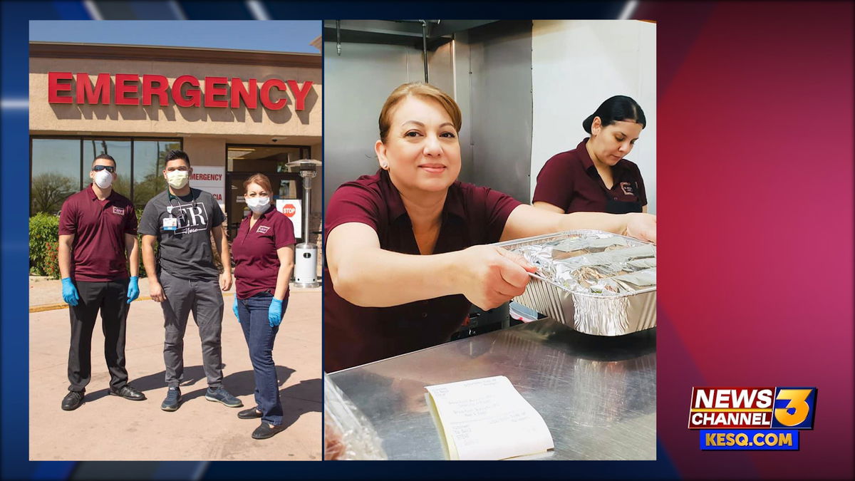 El Mexicali Cafe II donates food to JFK Memorial Hospital