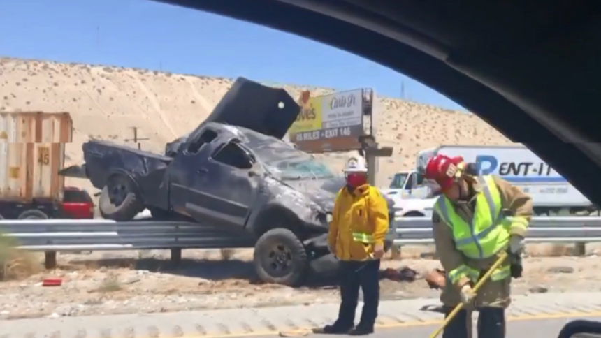 Texas Man Ejected From Truck After Rollover On I 10 Near Date Palm