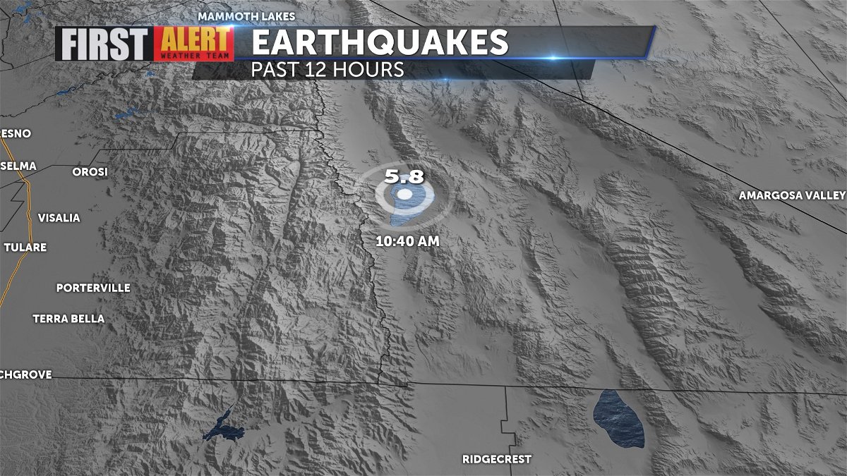 5.8 Earthquake Strikes Near Lone Pine in the Eastern ...