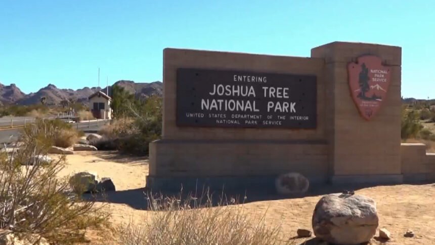 JOSHUA TREE NATIONAL PARK ENTRANCE