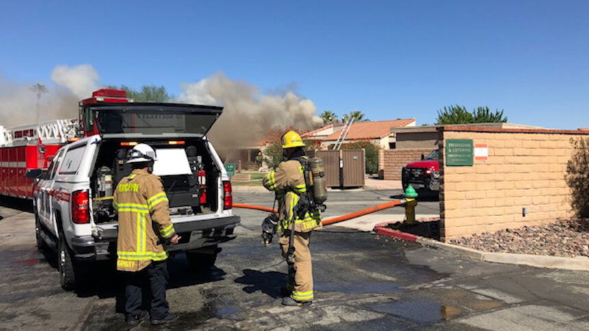 Fire breaks out at Parkview Villas in Rancho Mirage - KESQ