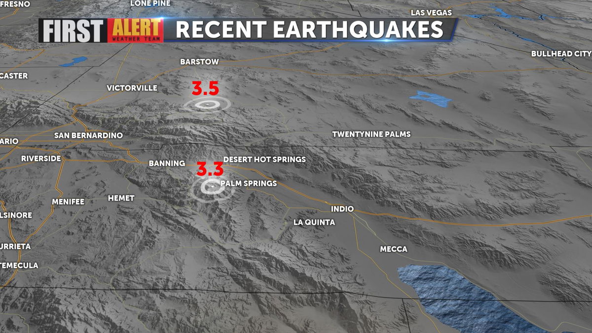 M3.3 earthquake near Idyllwild shakes parts of the Coachella Valley - KESQ