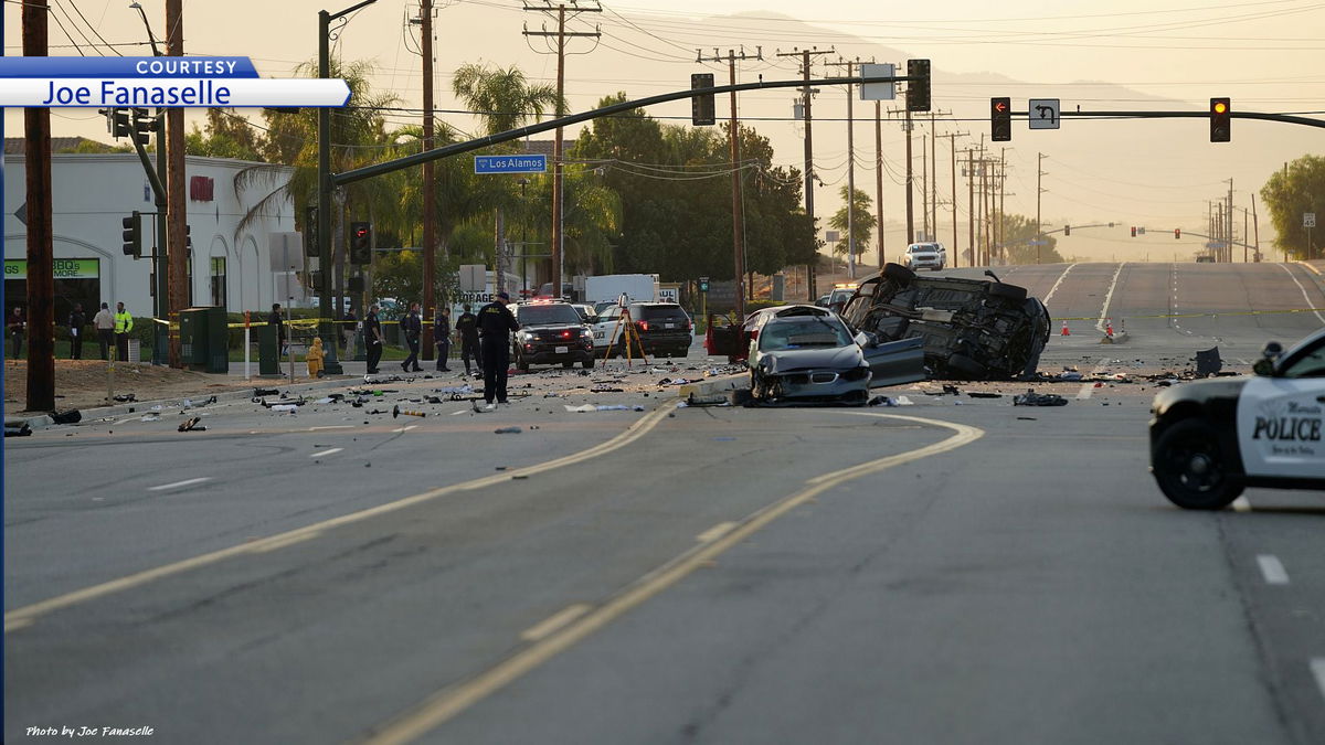 Desert Hot Springs Man Killed In Police Pursuit Crash In Murrieta