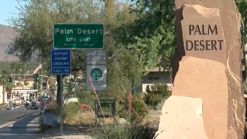 palm desert sign