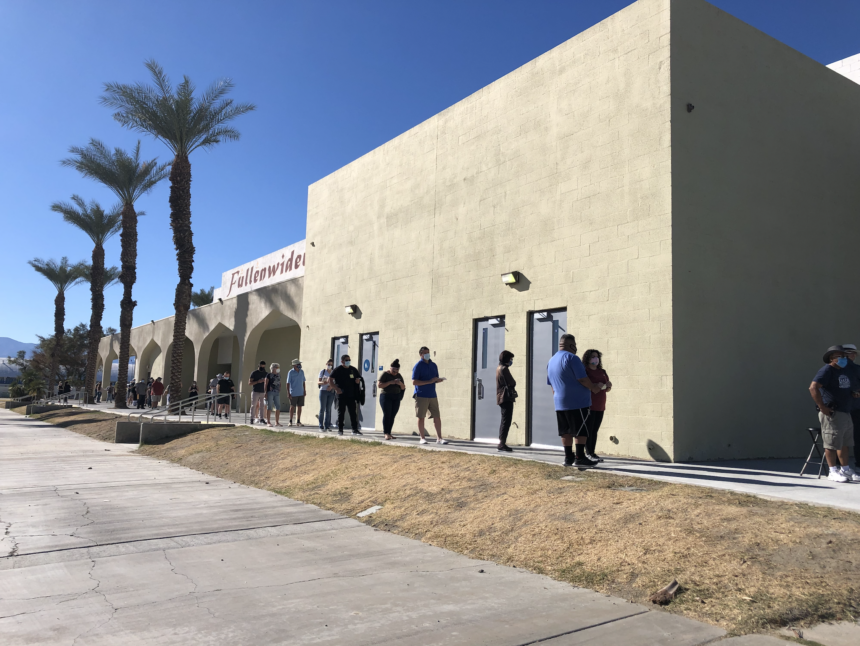 Local educators amongst hundreds others getting vaccinated at Indio