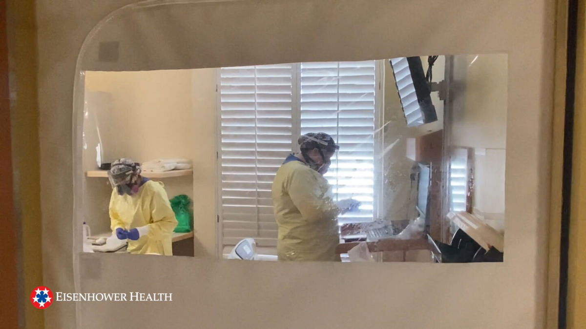 Eisenhower Health COVID unit (Jan 26, 2021)