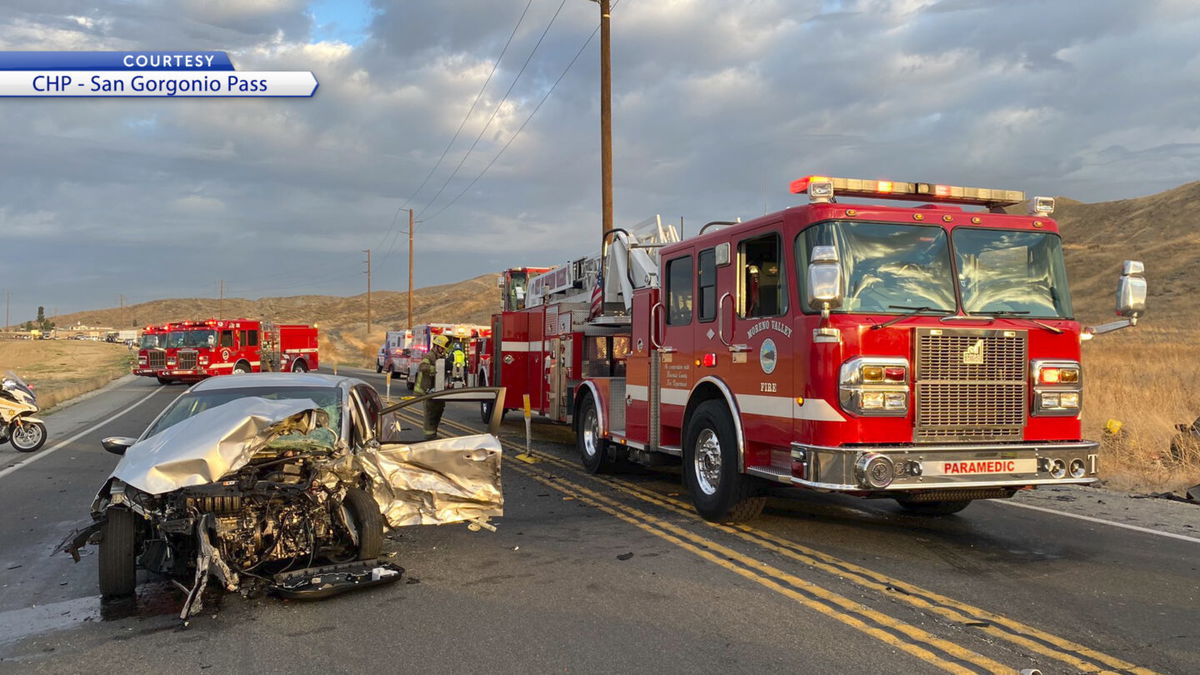 Mother of three killed in headon crash near Moreno Valley KESQ