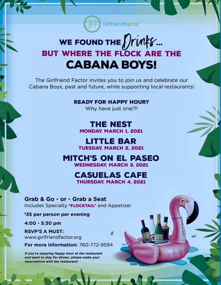 Join the Flock of the Cabana Boys in support of the Girlfriend Factor ...
