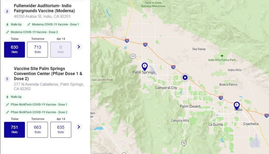 Thousands Of COVID Shot Appointments Available In The Coachella Valley ...