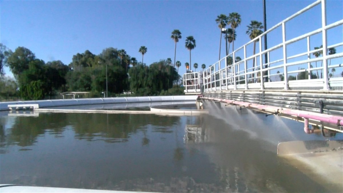 Wastewater plant in Palm Springs
