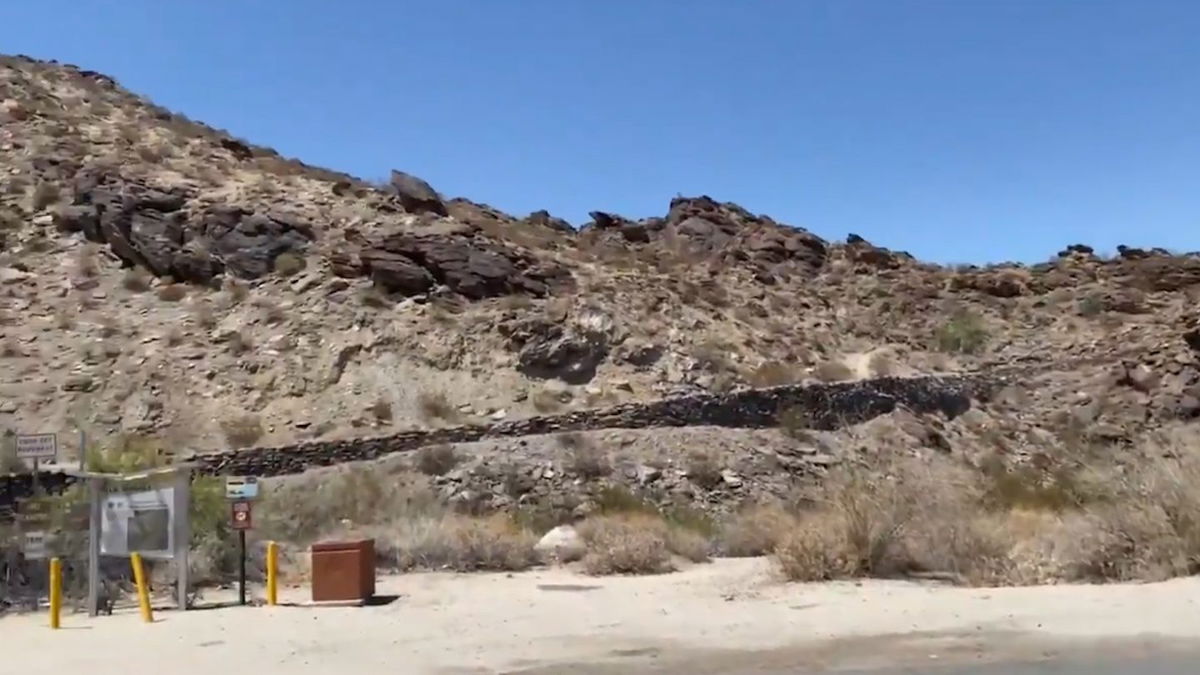 North Lykken trail in Palm Springs (Courtesy of the Palm Springs Fire Department)