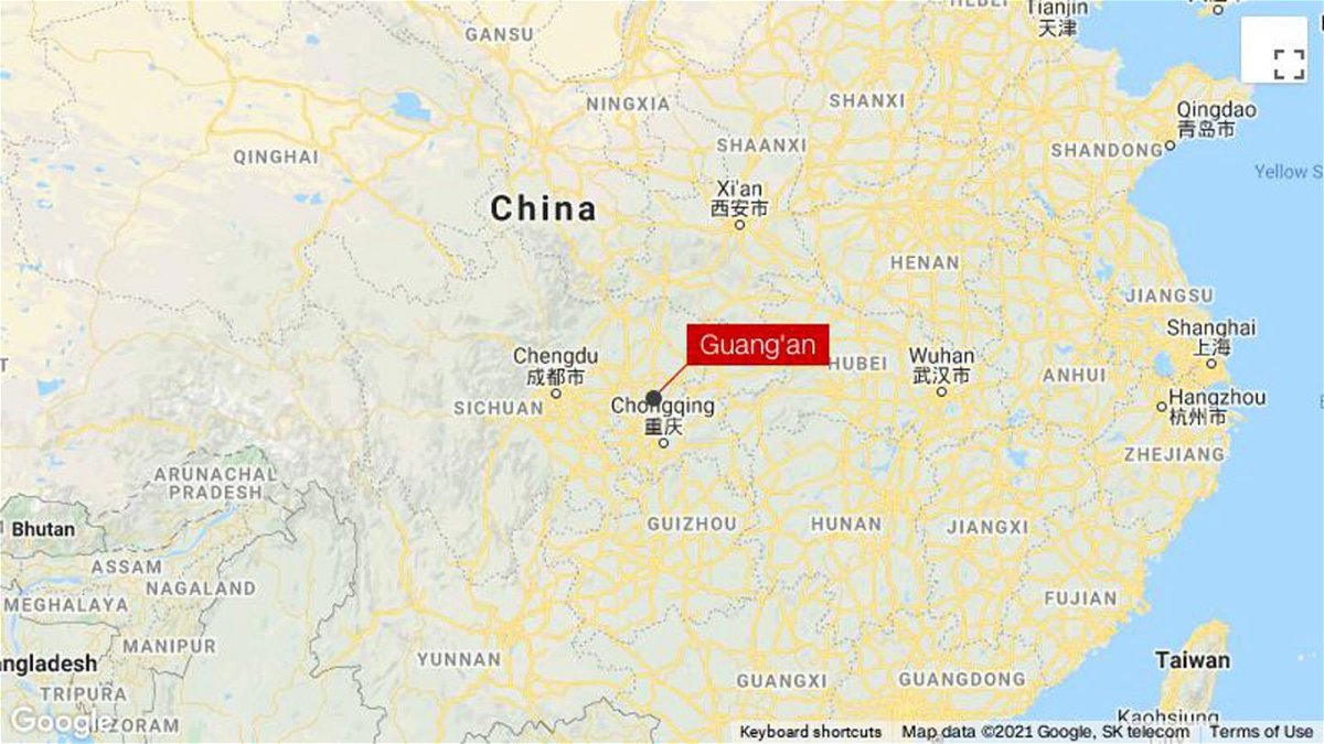 <i>Google</i><br/>The 36-year-old man resisted arrest when officers arrived at his rented apartment in the city of Guang'an