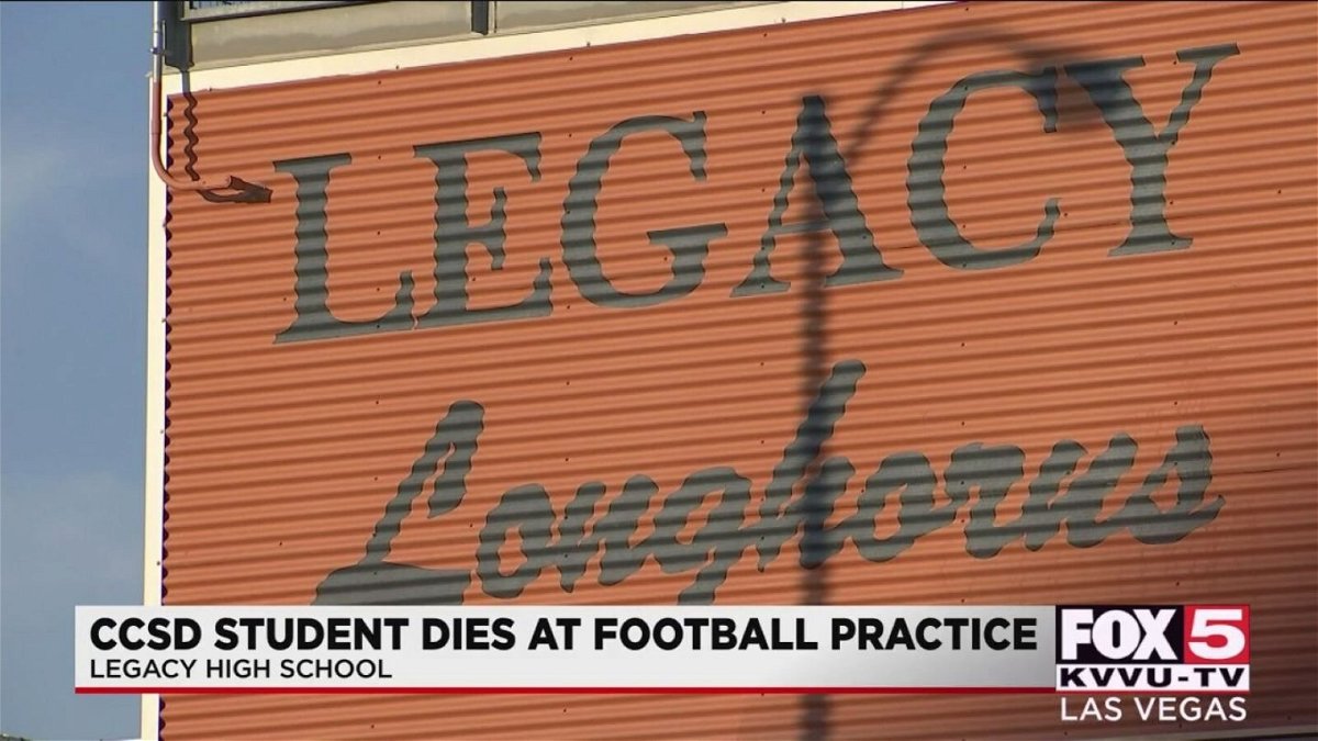<i>KVVU</i><br/>Clark County School District confirmed the death of the Legacy High School student in a statement Wednesday.
