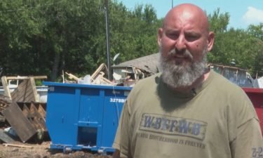 Air Force veteran Rick Dailey is picking up the pieces of his life after his Granbury home burned down last month. But with the help of Kelli Martin and Operation Red White and Blue which helps veterans in need they've raised more than $8