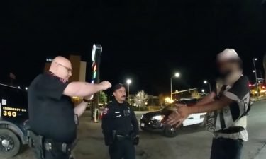 The police department in Pueblo has released bodycam video of a tense situation last week that ended peacefully and with a bit of comic relief. Sgt. Greg Bowen engaged in an impromptu dance-off with a suspect outside a downtown convenience store on June 30.
