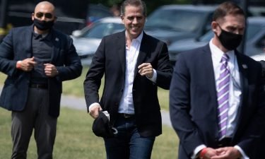 Hunter Biden's paintings spark ethics concerns for the White House. Hunter is seen here outside the White House on May 22.