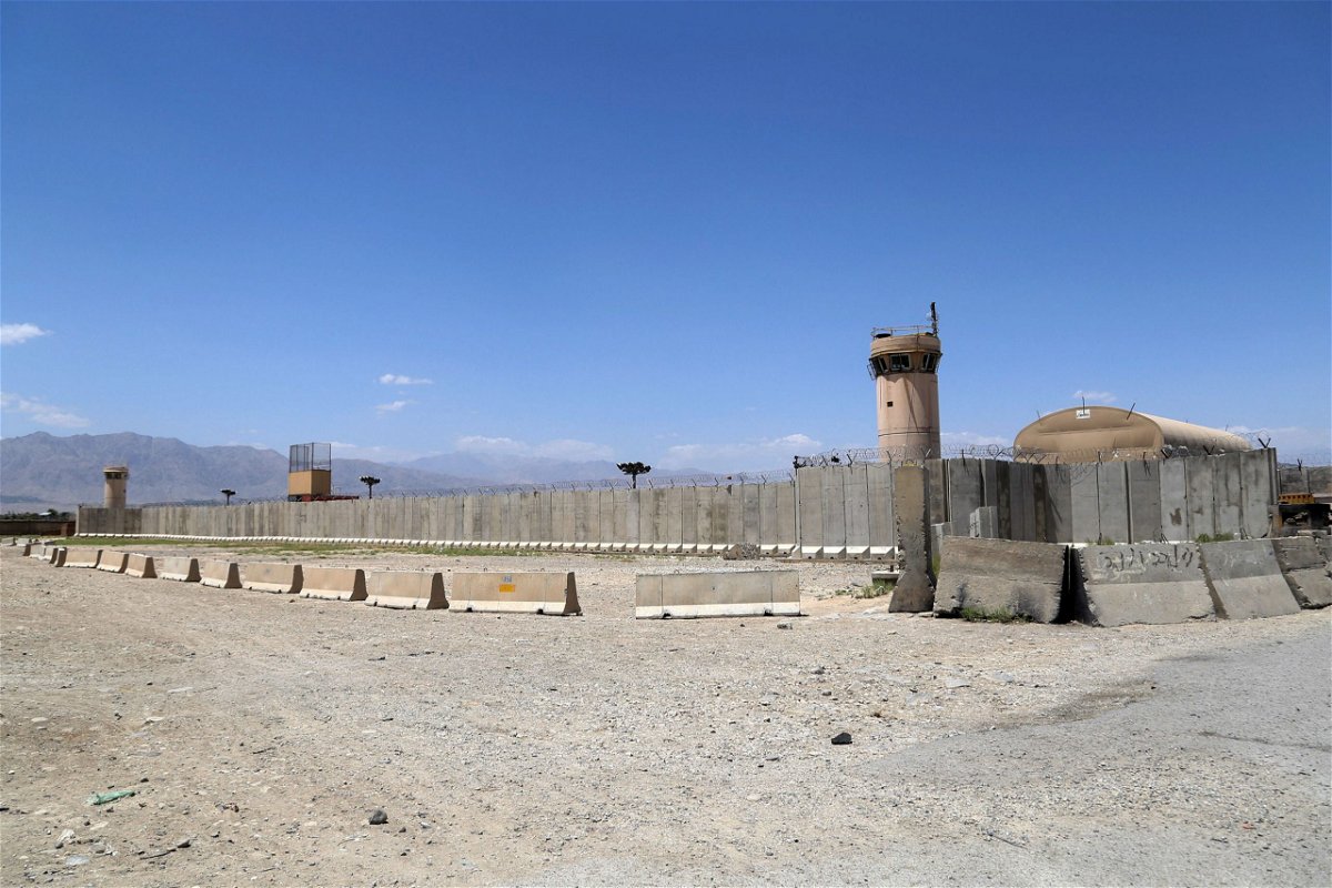 <i>Zakeria Hashimi/AFP/Getty Images</i><br/>A general view shows Bagram Air Base