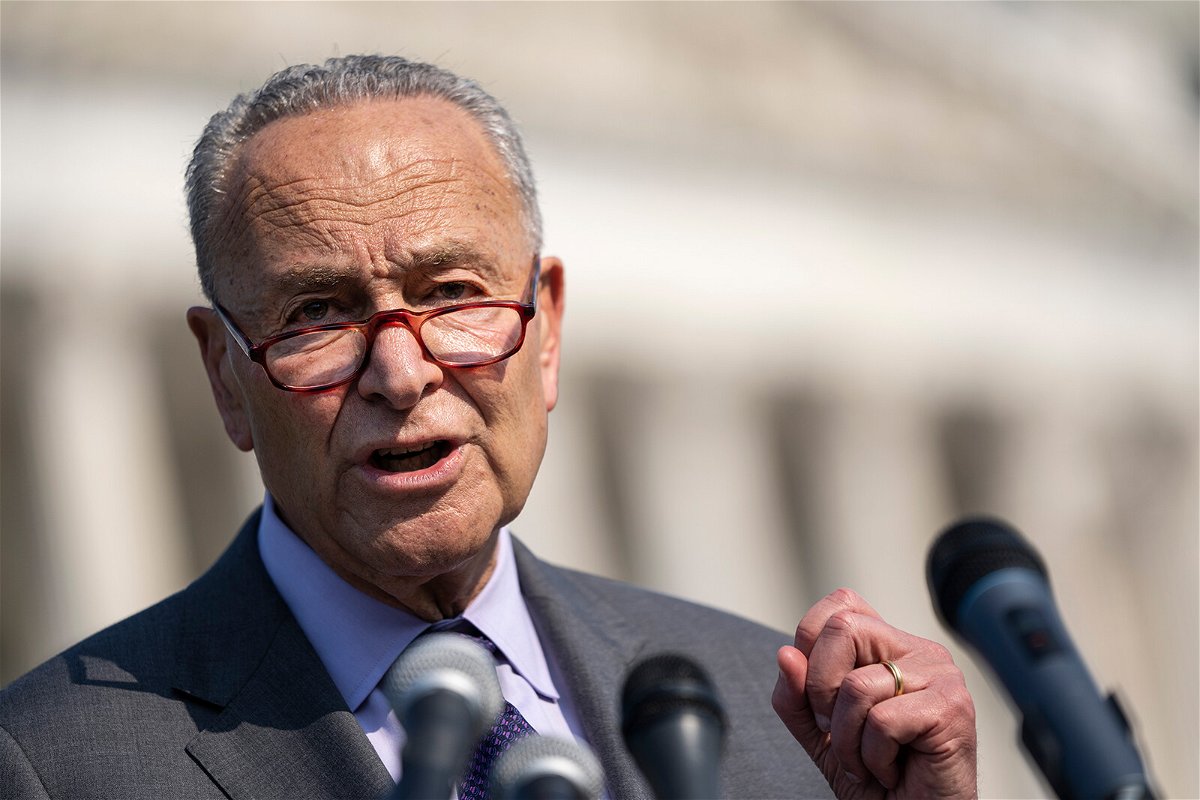 <i>Drew Angerer/Getty Images</i><br/>Over two dozen youth-focused organizations and more than 100 other young people sent Senate Majority Leader Chuck Schumer a letter