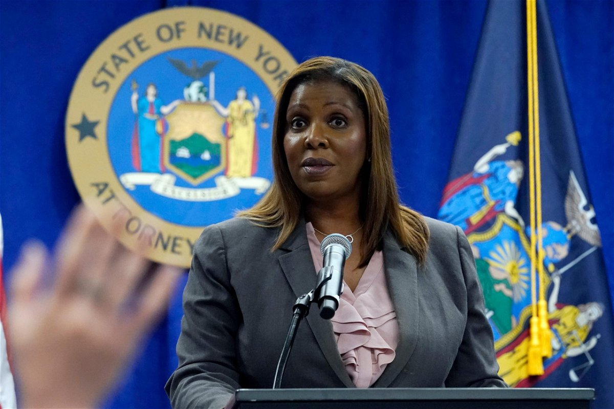 <i>Richard Drew/AP</i><br/>New York Attorney General Letitia James is among the four attorneys general looking into the practices of online political fundraising platforms. Her office sent a letter to WinRed in April.
