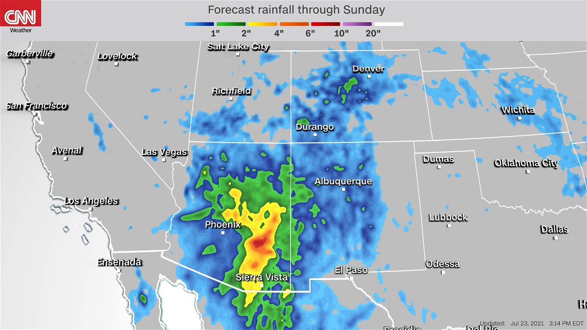 Monsoon Rains and Thunderstorms Could Break Extreme Drought Across U.S. Southwest