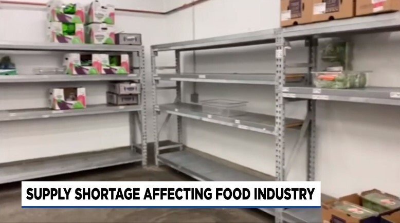 <i>KPTV</i><br/>Restaurants are having a hard time getting all of the food and products they need because of pandemic-related shortages.