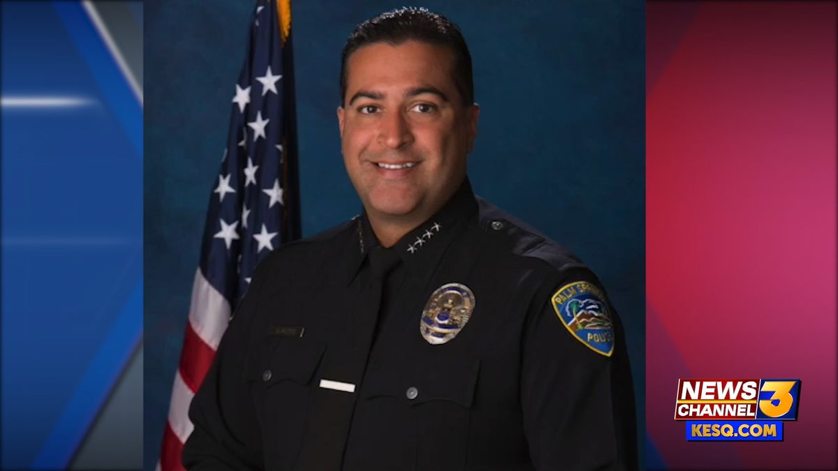 Palm Springs Police Chief Bryan Reyes signs off for the last time - KESQ