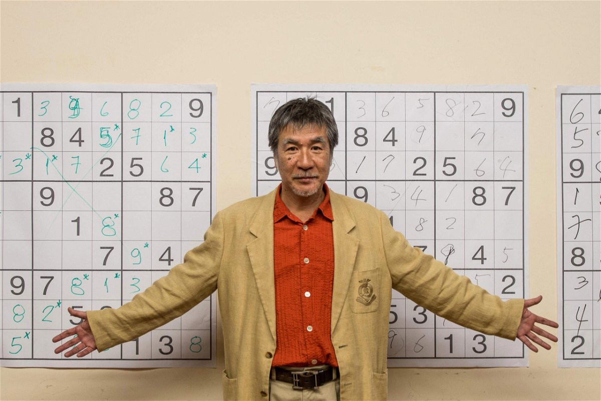 <i>YASUYOSHI CHIBA/AFP/Getty Images</i><br/>Japanese puzzle maker Maki Kaji