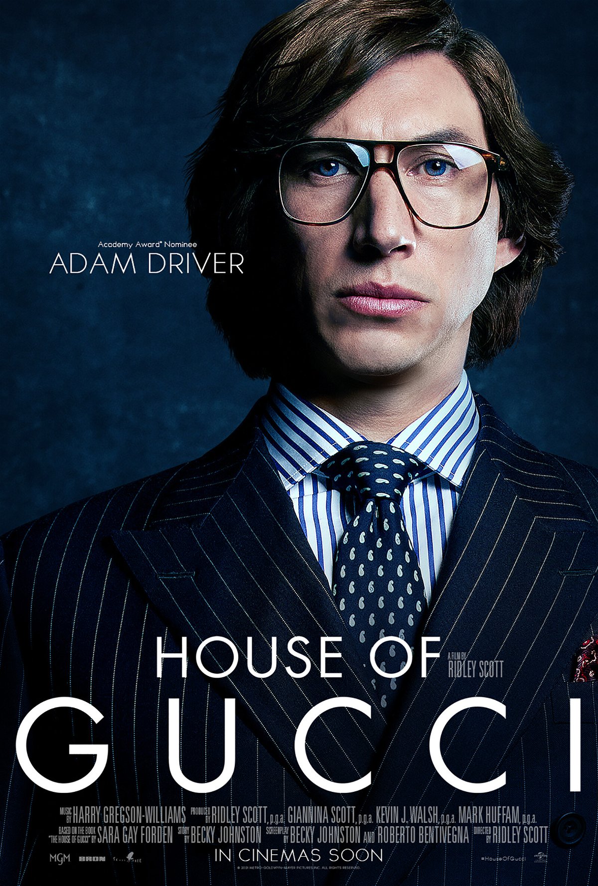 <i>Courtesy of Universal Pictures</i><br/>House of Gucci stars Lady Gaga and Adam Driver.