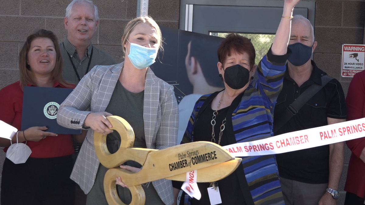 Palm Springs celebrates grand opening of Access Center with ceremony - KESQ