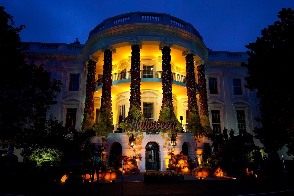 <i>Manuel Balce Ceneta/AP</i><br/>There won't be a White House Halloween celebration this year. In this October 2020 photo