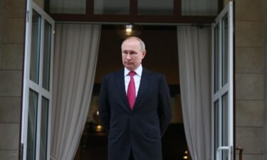 ussia will suspend its permanent mission to NATO in response to the alliance's expulsion of eight Russians. Russian President Vladimir Putin is pictured here after a meeting with his Turkish counterpart in Sochi on September 29.