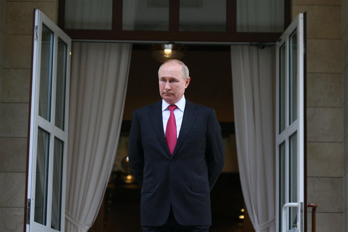 <i>VLADIMIR SMIRNOV/AFP/POOL/AFP via Getty Images</i><br/>ussia will suspend its permanent mission to NATO in response to the alliance's expulsion of eight Russians. Russian President Vladimir Putin is pictured here after a meeting with his Turkish counterpart in Sochi on September 29.