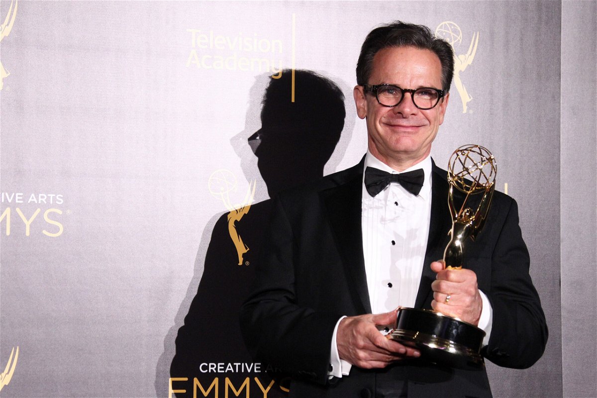 <i>Tommaso Boddi/WireImage/Getty Images</i><br/>Peter Scolari poses in the press room at the 2016 Creative Arts Emmy Awards held at Microsoft Theater on September 10