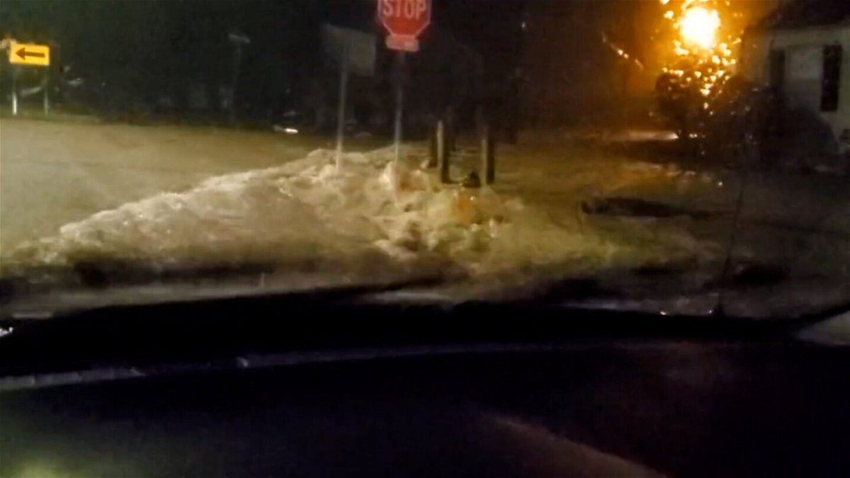 <i>Courtesy @chefwolfgangpoe/Instagram</i><br/>Flash flooding seen on Rugby Avenue in Birmingham