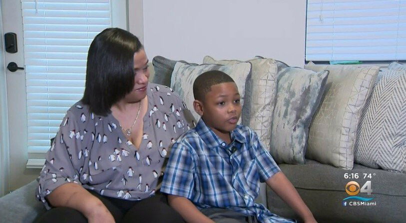 7-year-old hero Florida boy saves mom’s life by calling 911 - KESQ