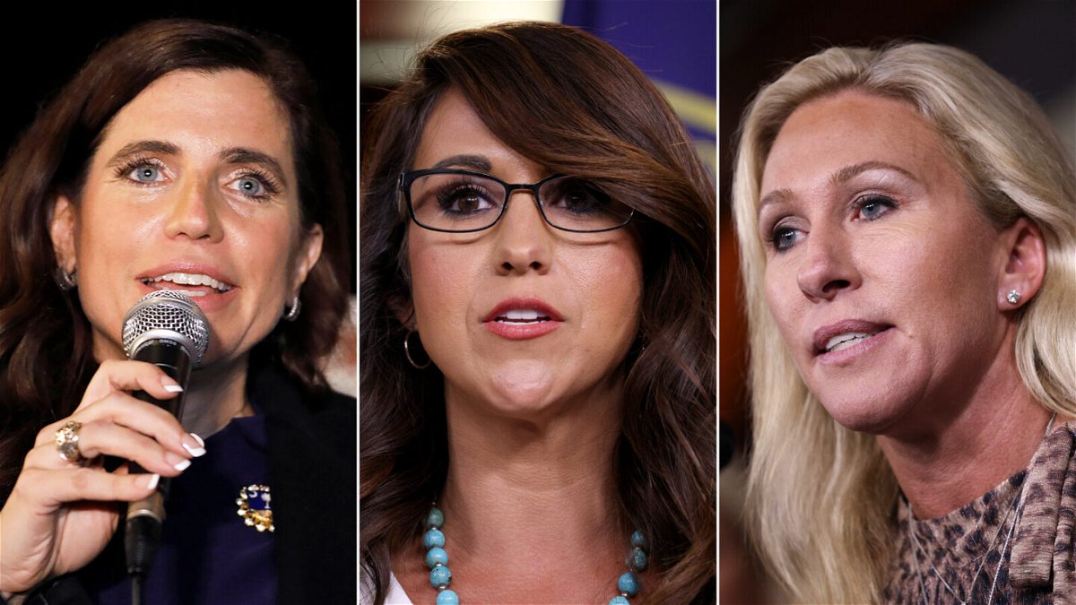 <i>Getty Images/AP</i><br/>Republican Rep. Marjorie Taylor Greene attacked fellow House Republican Nancy Mace after Mace condemned inflammatory and anti-Muslim comments made by Republican Rep. Lauren Boebert.