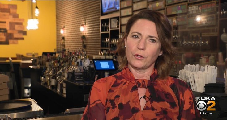 <i>KDKA</i><br/>Suzanne Hrach sits in the restaurant she owns