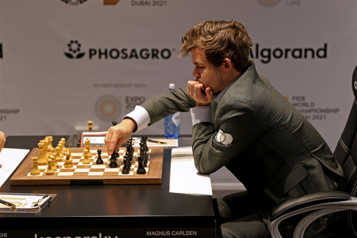 <i>AFP/Getty Images</i><br/>Carlsen is now a five-time world champion.