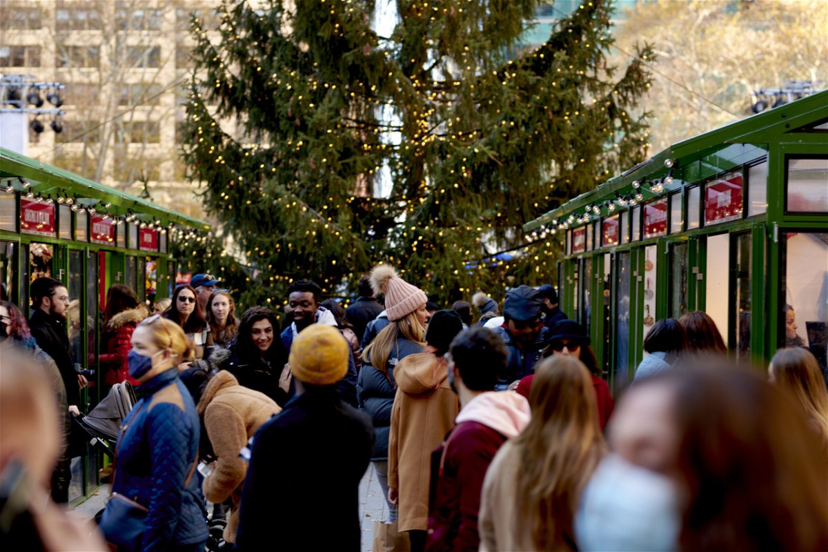 <i>Gabby Jones/Bloomberg/Getty Images</i><br/>The outlook for the American economy is suddenly much darker. Shoppers are seen here at Bryant Park in New York