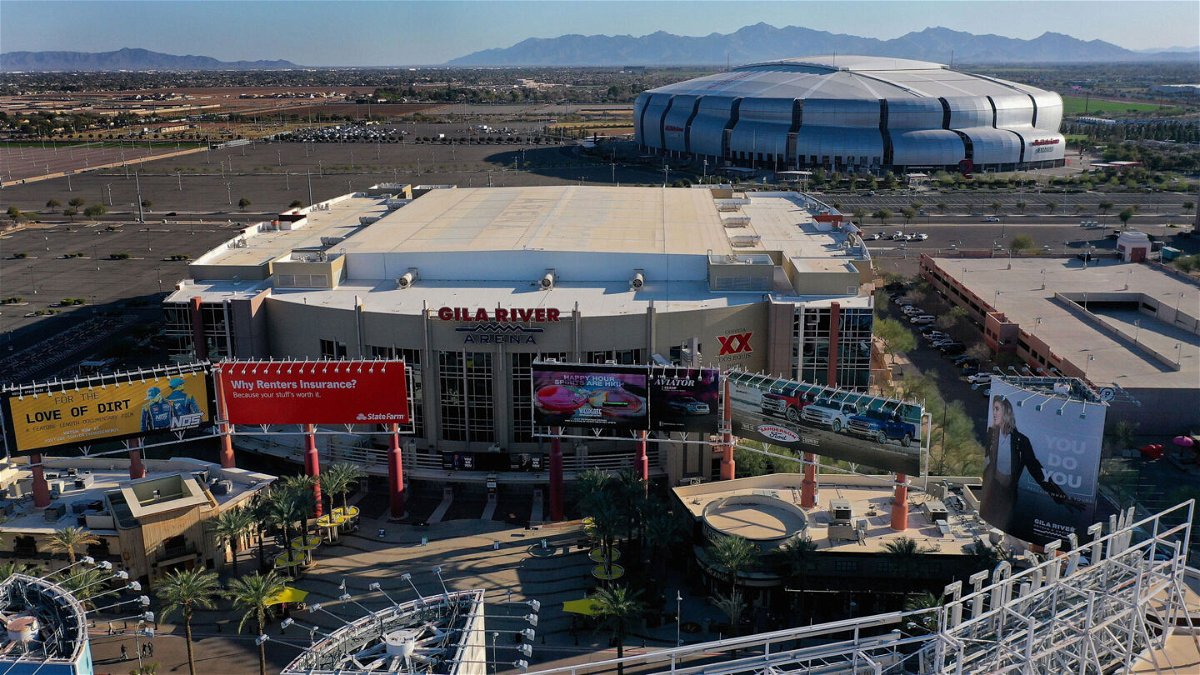 <i>Christian Petersen/Getty Images</i><br/>The Arizona Coyotes of the National Hockey League could potentially be without access to their home arena later this month if delinquent taxes and back rent aren't paid