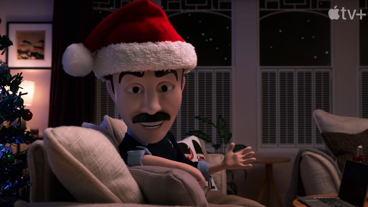 Ted Lasso Returns in Animated Short 'The Missing Christmas Mustache