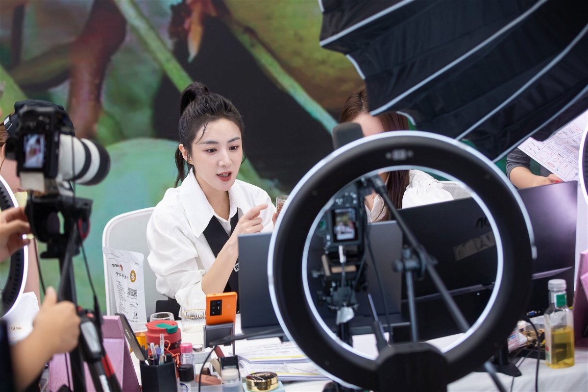 <i>Visual China Group/Getty Images</i><br/>Chinese live-stream shopping influencer Huang Wei