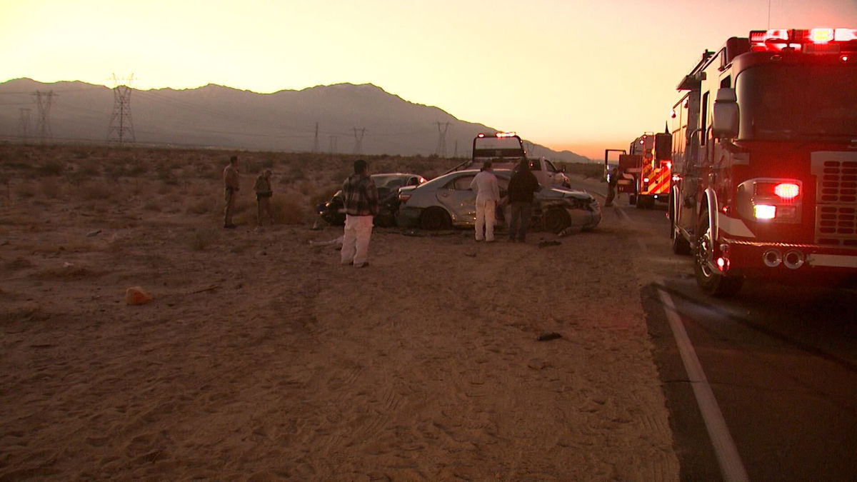 Two injured in crash south of Coachella Valley Preserve KESQ