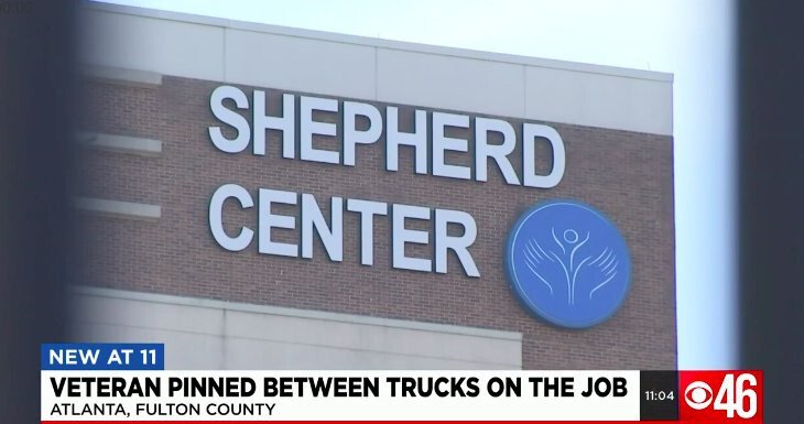 <i>WGCL</i><br/>Kevin Freeman was transferred to the Shepherd Center last week after spending nearly a month in the hospital following a workplace accident.