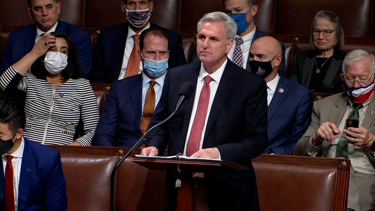 <i>House TV</i><br/>House Minority Leader Kevin McCarthy has vowed to remove three Democratic lawmakers from key committee assignments if Republicans win back the chamber in the upcoming midterm elections.