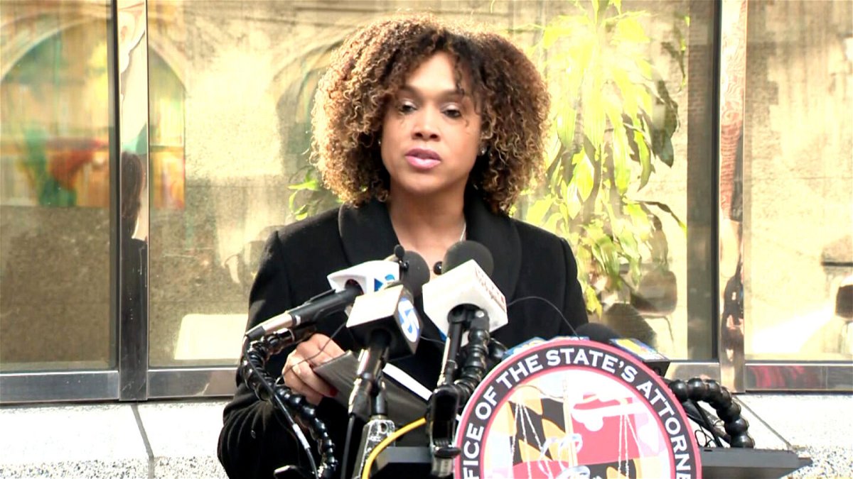 <i>WJZ</i><br/>Baltimore State's Attorney Marilyn Mosby denies allegations outlined in a federal indictment Friday.