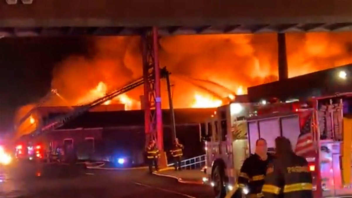<i>Passaic Mayor Hector Carlos Lora</i><br/>Firefighters battled a massive