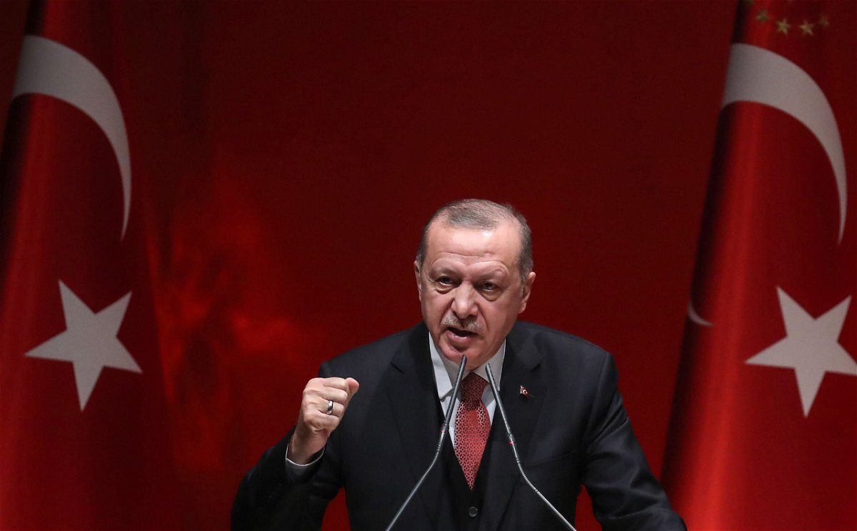 <i>Adem Altan/AFP/Getty Images</i><br/>A journalist has been imprisoned for insulting Turkish President Recep Tayyip Erdogan.